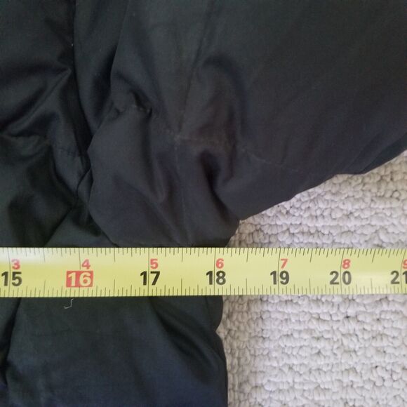 Land's End Womens Black Winter Hooded Down Knee Length Jacket Size XS 2-4 - Picture 10 of 13